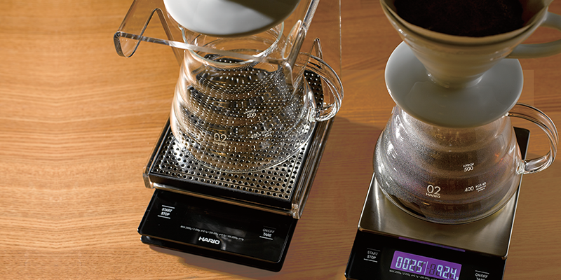 Hario VSTN-INT-2000B Drip Coffee Scale, V60, Black