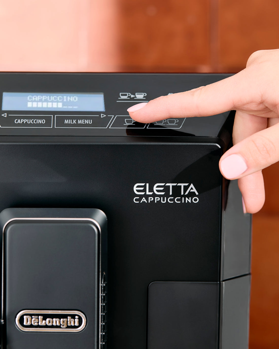 Delonghi Eletta Black Close Up
