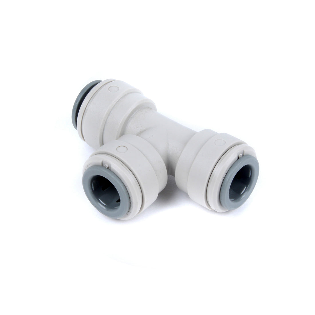 John Guest Gray Acetal Union Tee 3/8 | John Guest JG-PI0212S