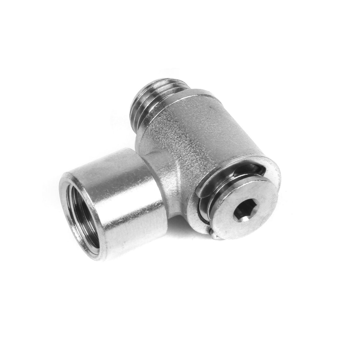 Ecm/Profitec P3527 Elbow 360 Rotary 1/4M 1/4F - Brass | ECM ECM-P3527