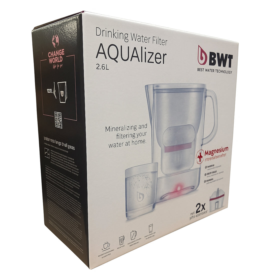 BWT AQUAlizer 2.6 L Pitcher with Illuminated Baselight