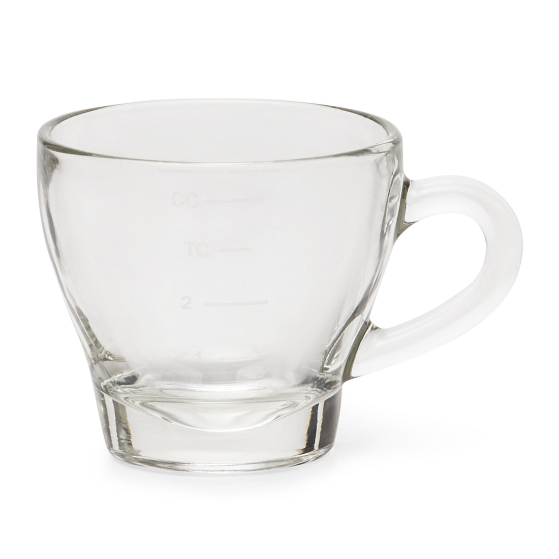 Barista Improving Taste Cappuccino Training Glass - Empty with Fill Lines