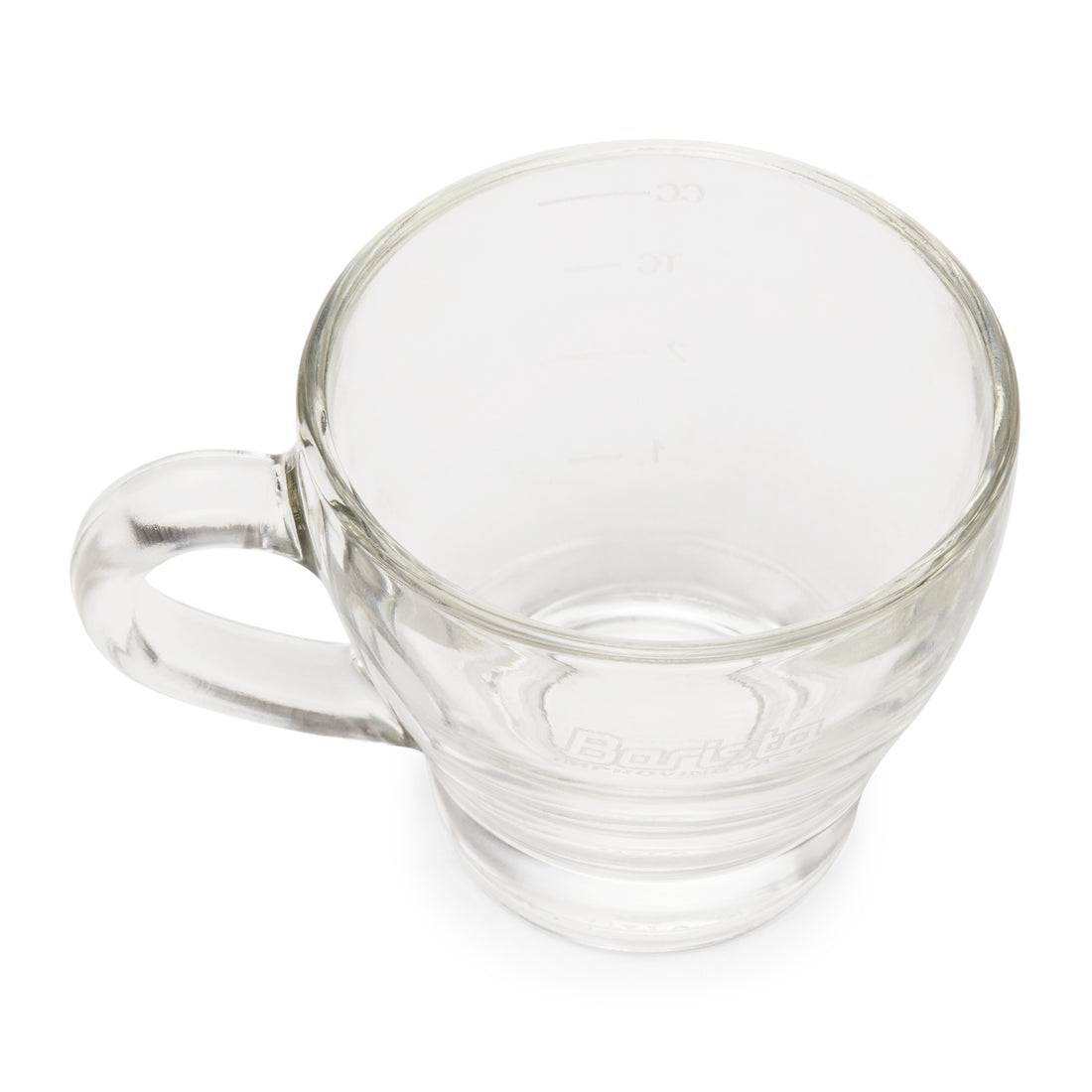 Barista Improving Taste Cappuccino Training Glass - Overhead