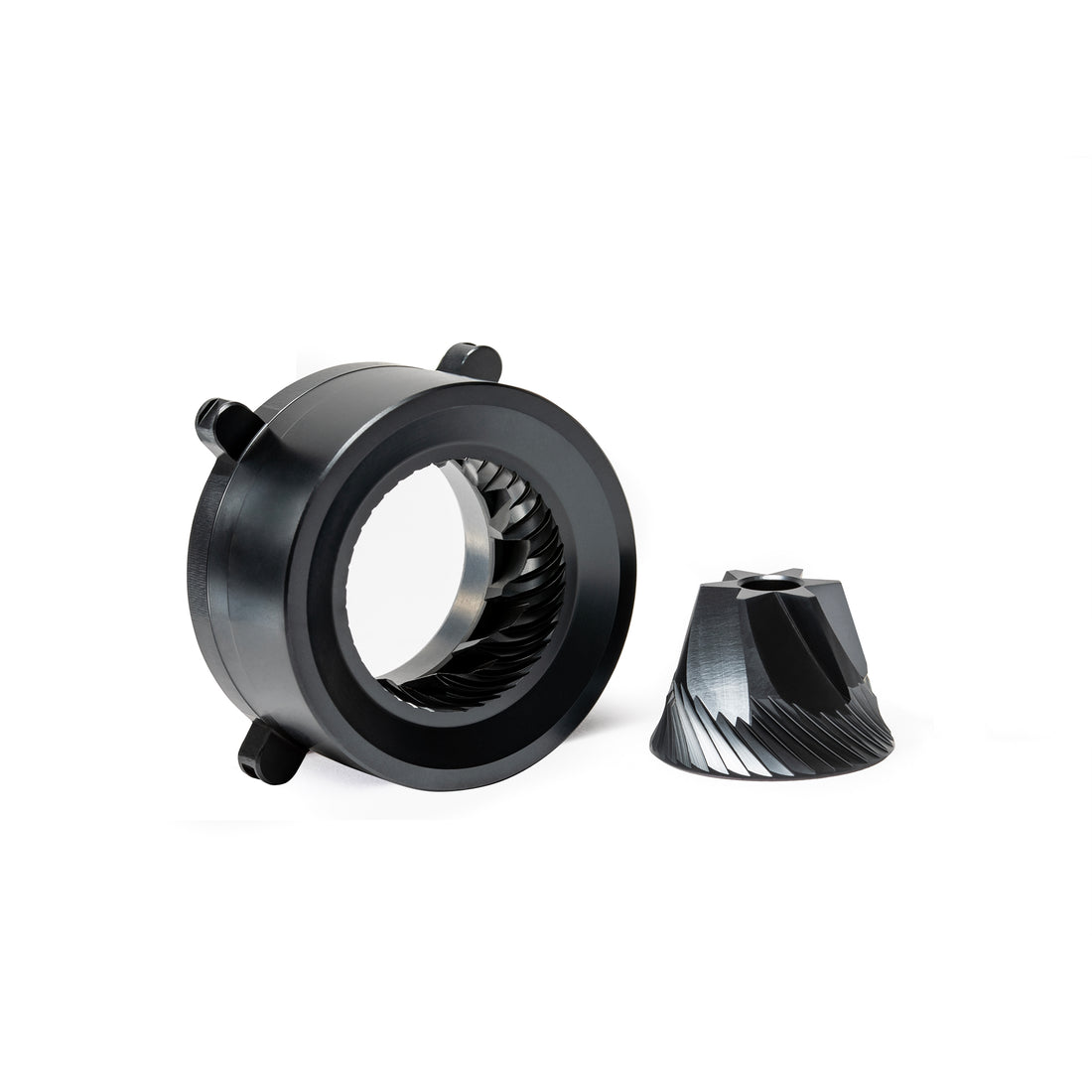 Varia VS3 Supernova Black Titanium Plated 38mm Conical Burr Set || Supernova Black Titanium Plated