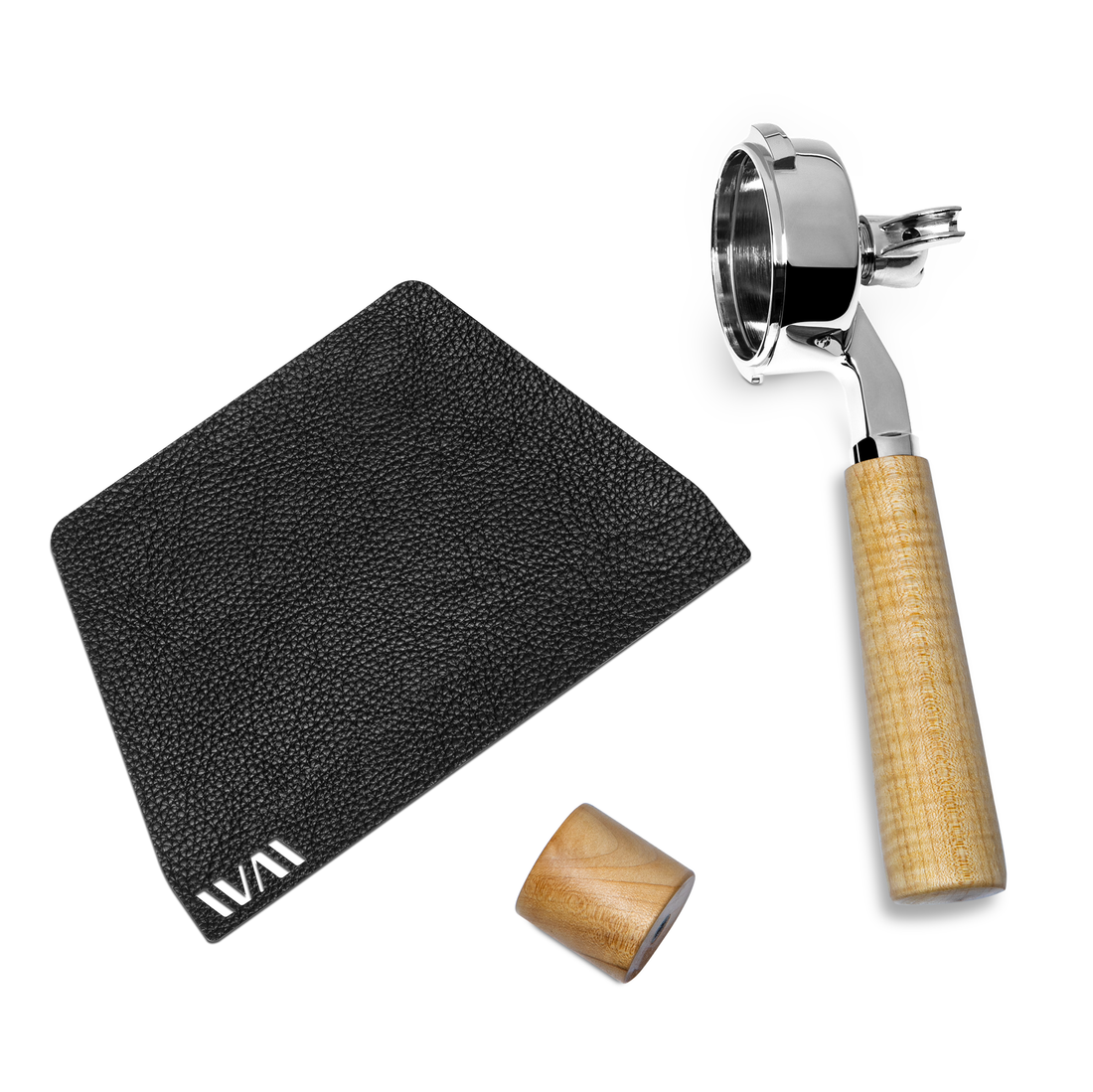 Wiedemann Gaggia Classic Wood Accent Kit Maple Mat, Knob and Portafilter || Maple