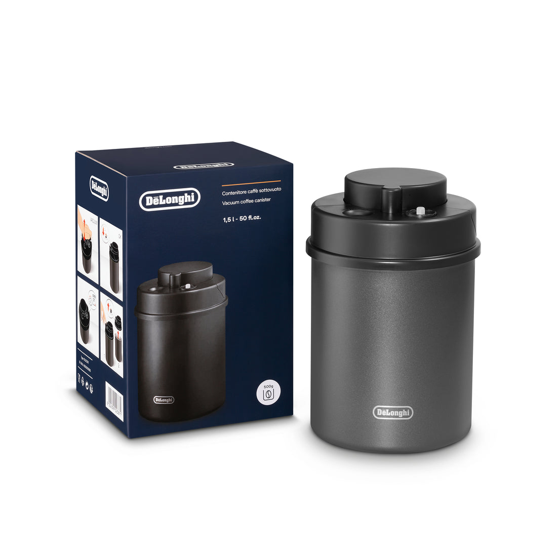 DeLonghi Vacuum Coffee Canister