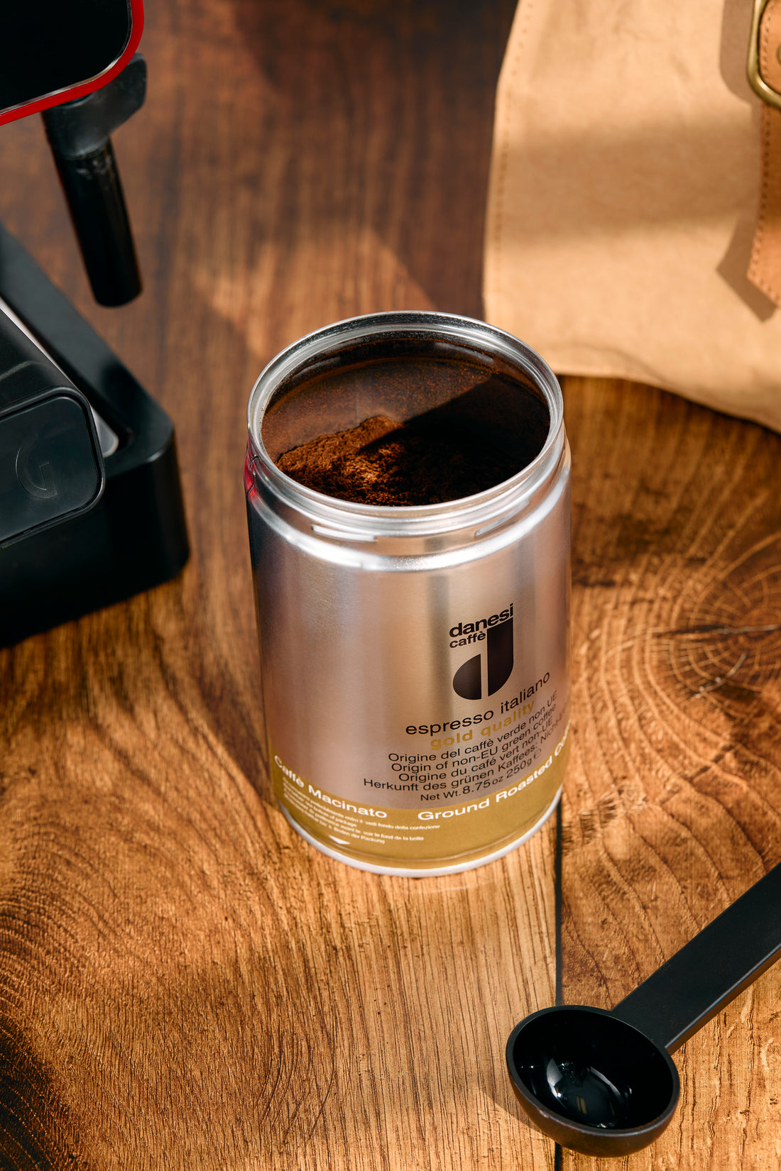 Danesi Caffe Espresso Gold Ground Coffee in Tins