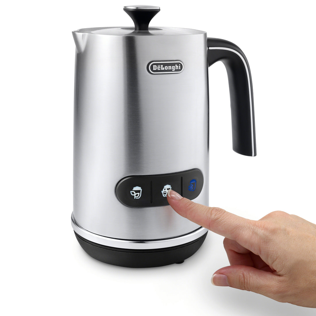 DeLonghi LatteMix Hot and Cold Frother for Dairy and Plant-based Milk