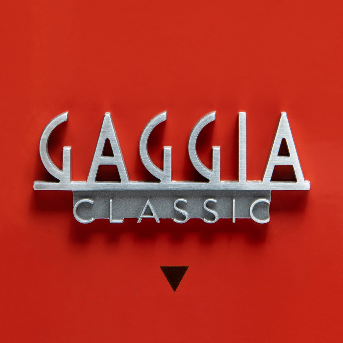 Gaggia Classic Evo Pro Espresso Machine in Lobster Red with Walnut