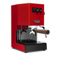 Gaggia Classic Evo Pro Espresso Machine in Cherry Red with Walnut