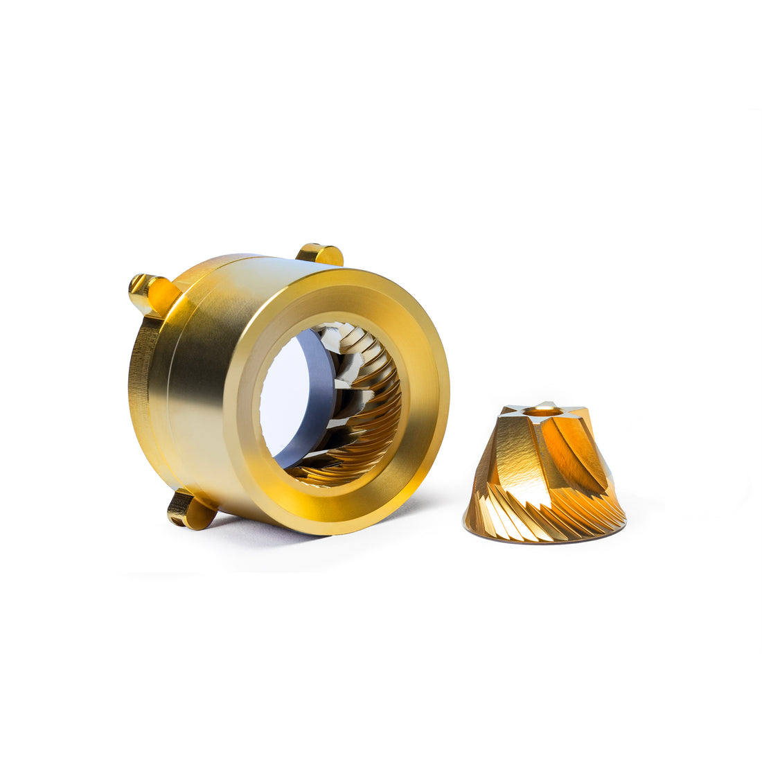 Varia VS3 Supernova Gold Titanium Plated 38mm Conical Burr Set || Supernova Gold Titanium Plated