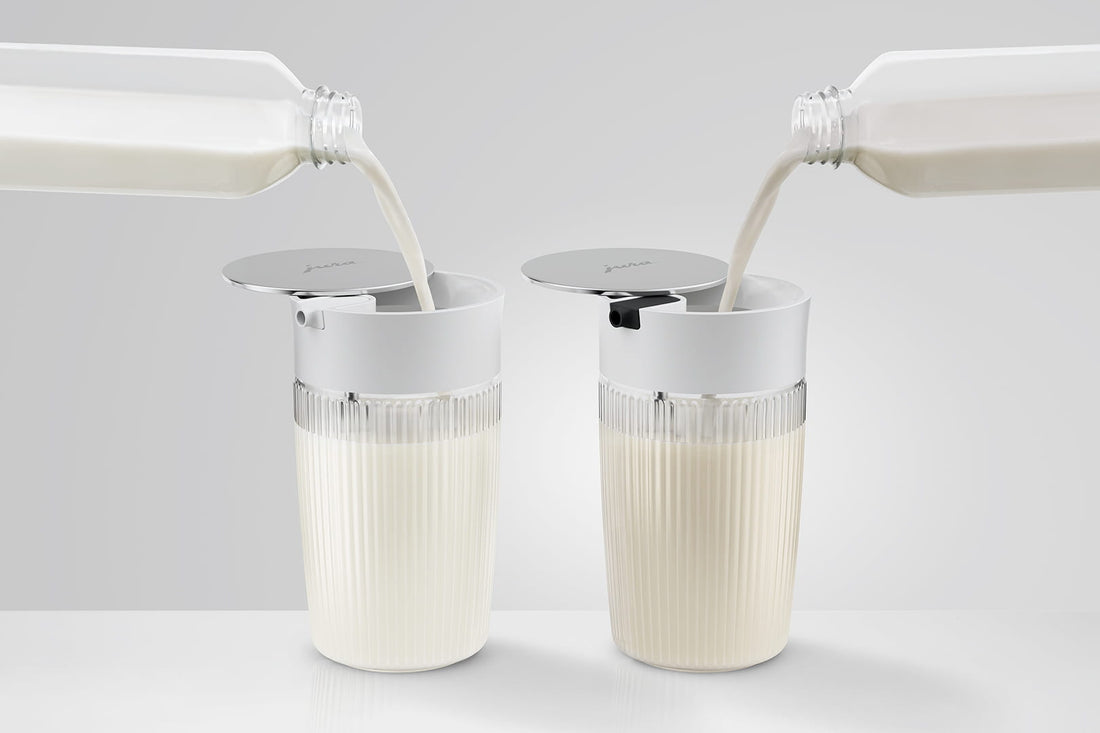 JURA Milk Carafe Filling Carafes with Different Milks
