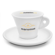 Maromas Espresso Cup and Saucer