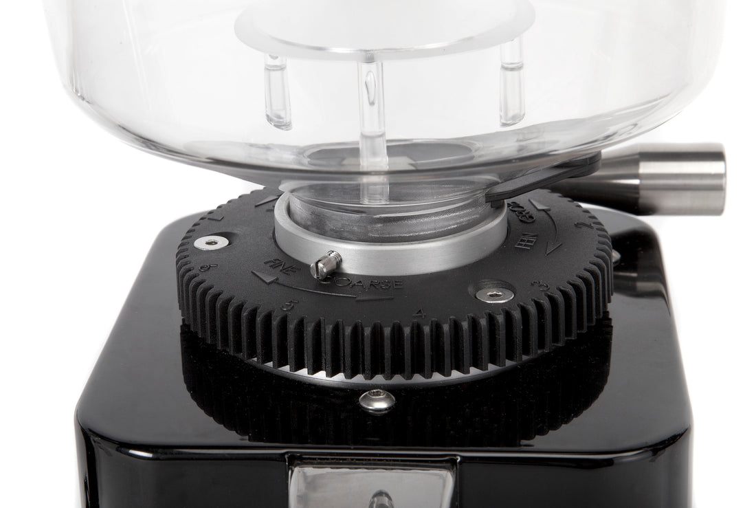 ECM S-Automatik 64 Grinder worm gear front || Stainless Steel