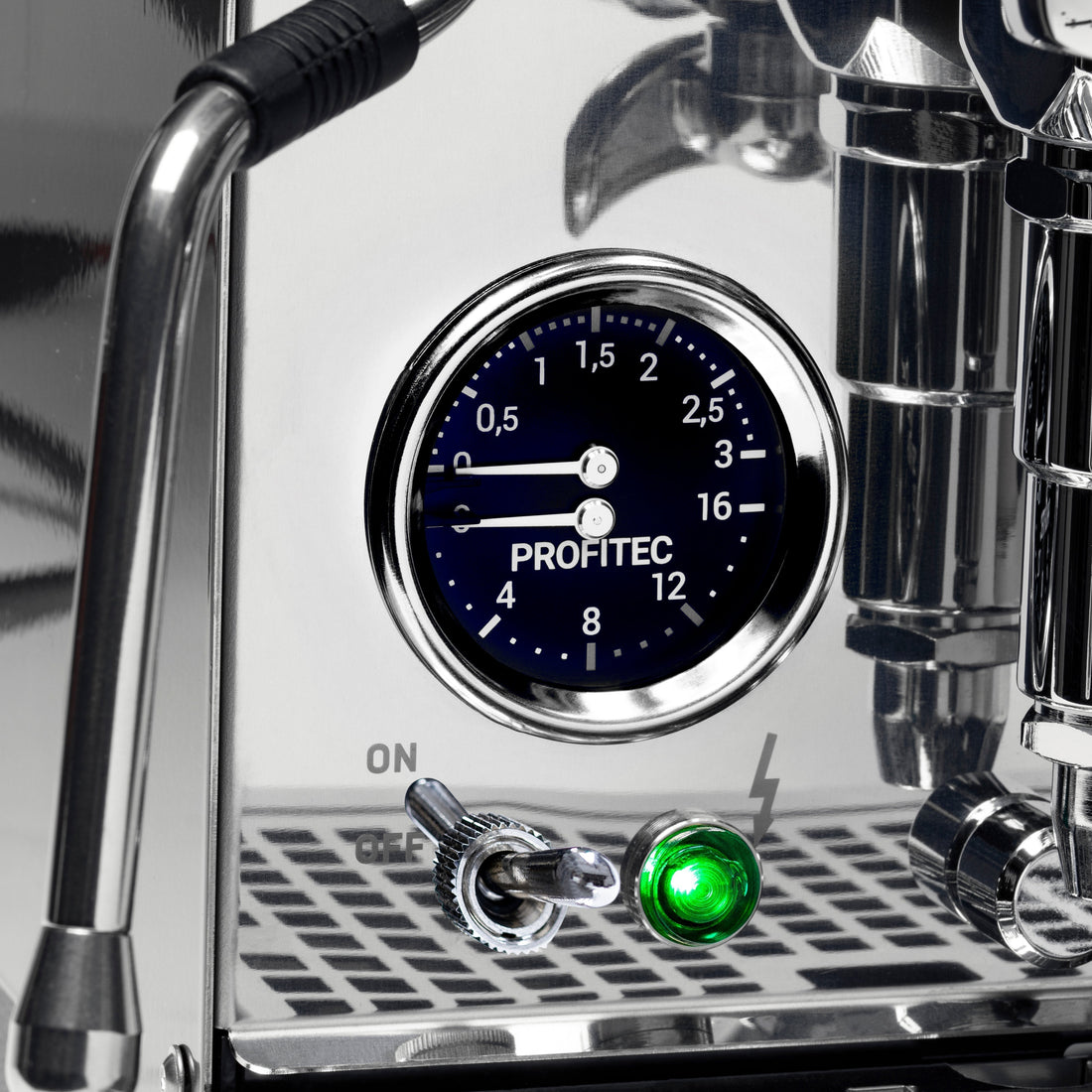 Profitec Pro 400 Espresso Machine With Flow Control and Tiger Maple