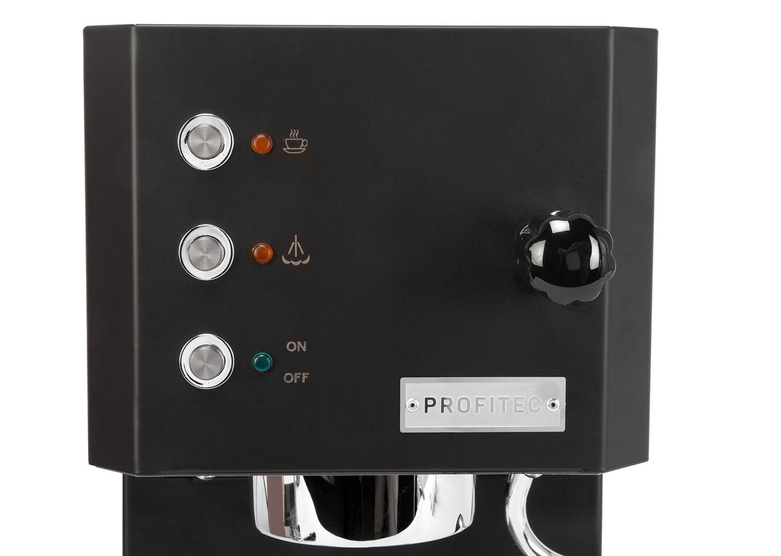 Profitec GO Espresso Machine - Black with Tiger Maple