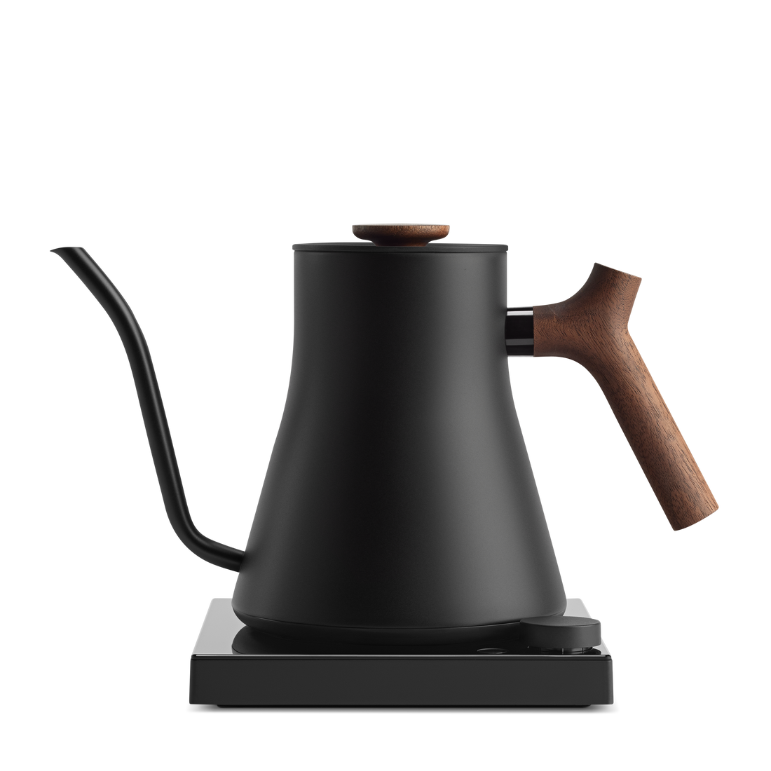 || Matte Black with Walnut