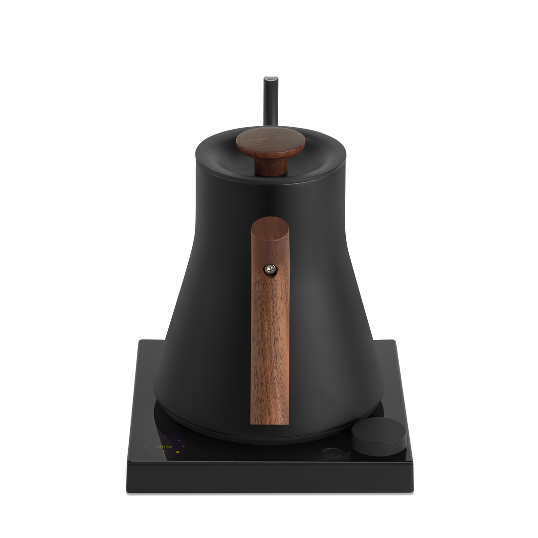 Fellow Stagg EKG Pro Studio Edition 1L Pour Over Kettle - Matte Black with Walnut Accents
