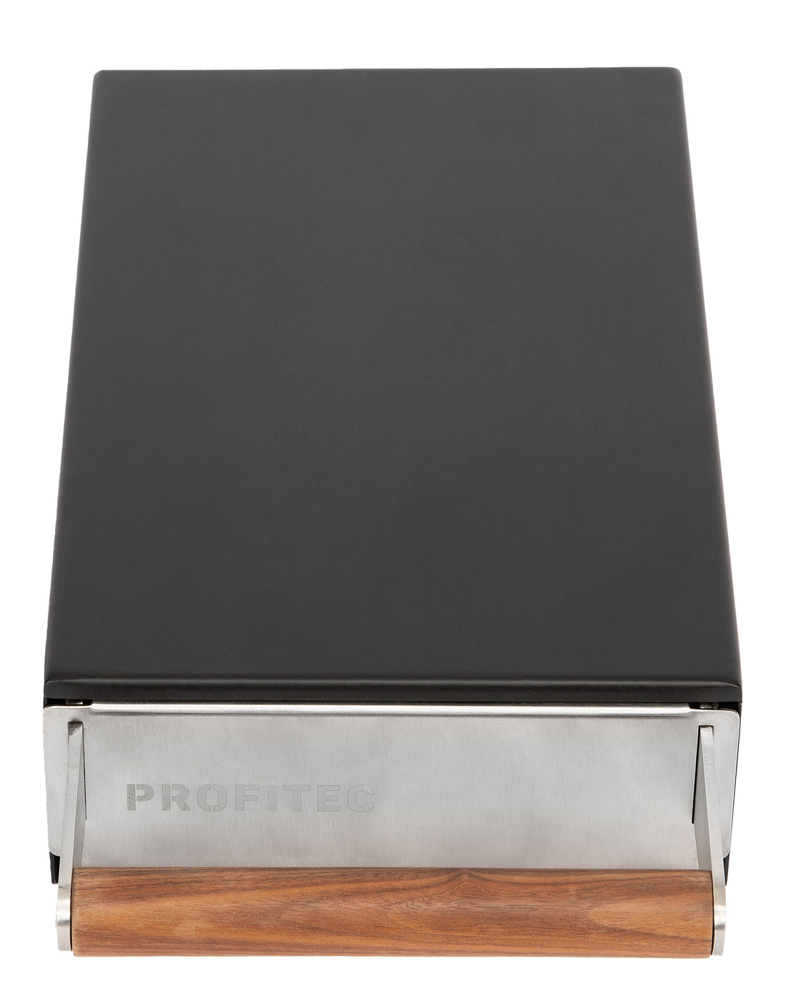 Profitec Knock Drawer Matte Black with Wooden Handle || Matte Black