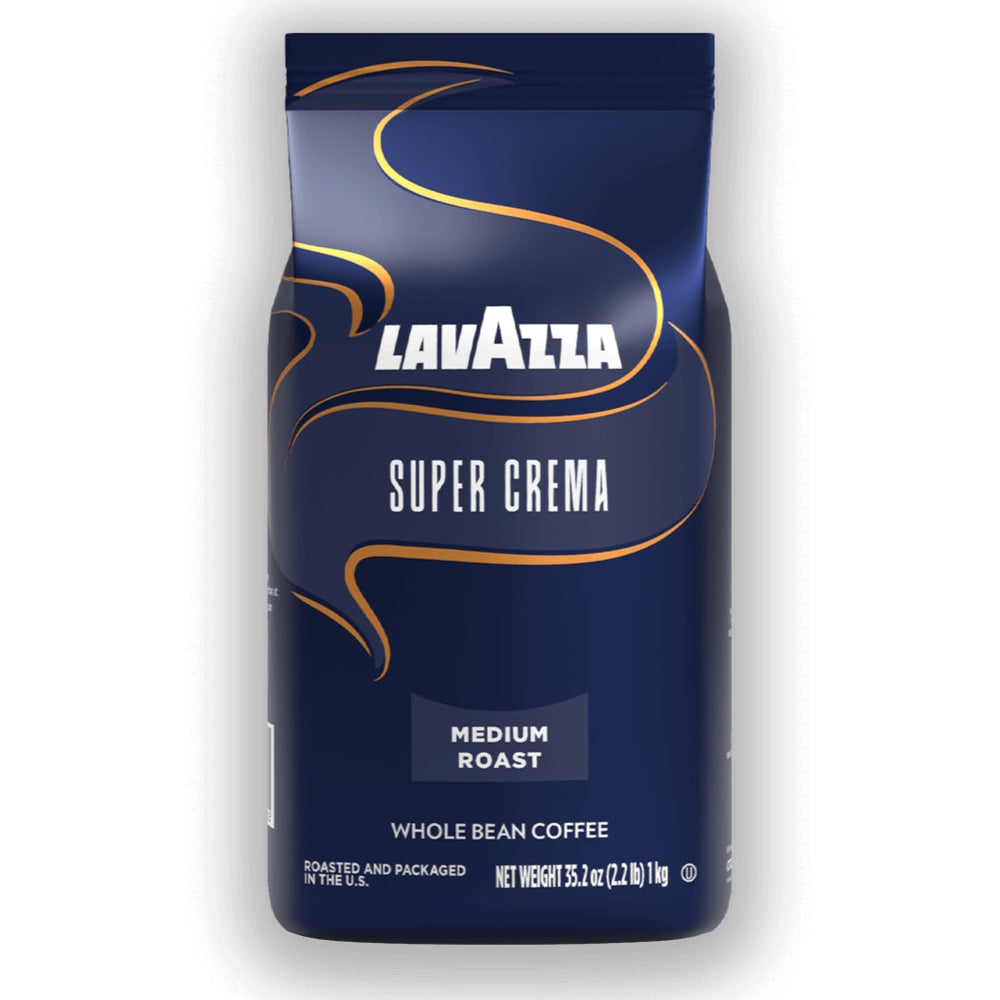 Lavazza Super Crema Whole Bean Espresso Coffee