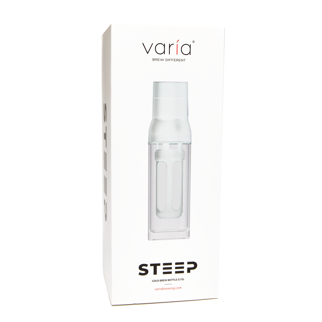Varia Steep Cold Brew Bottle White in Packaging || White