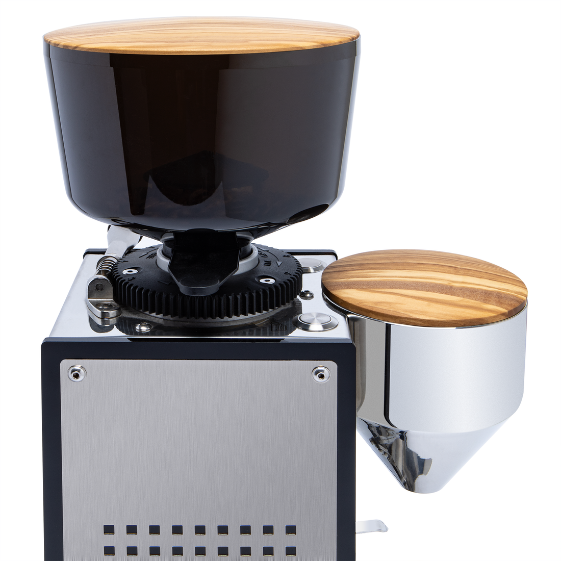 ECM and Profitec 500g Hopper Lid and Funnel Lid - Olive Wood