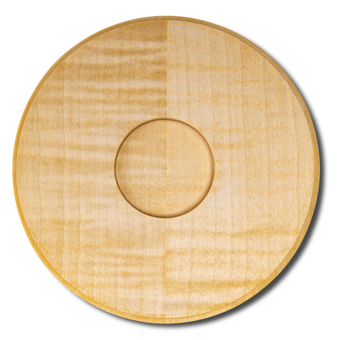 ECM 500g Hopper Lid Tiger Maple Underside || Tiger Maple
