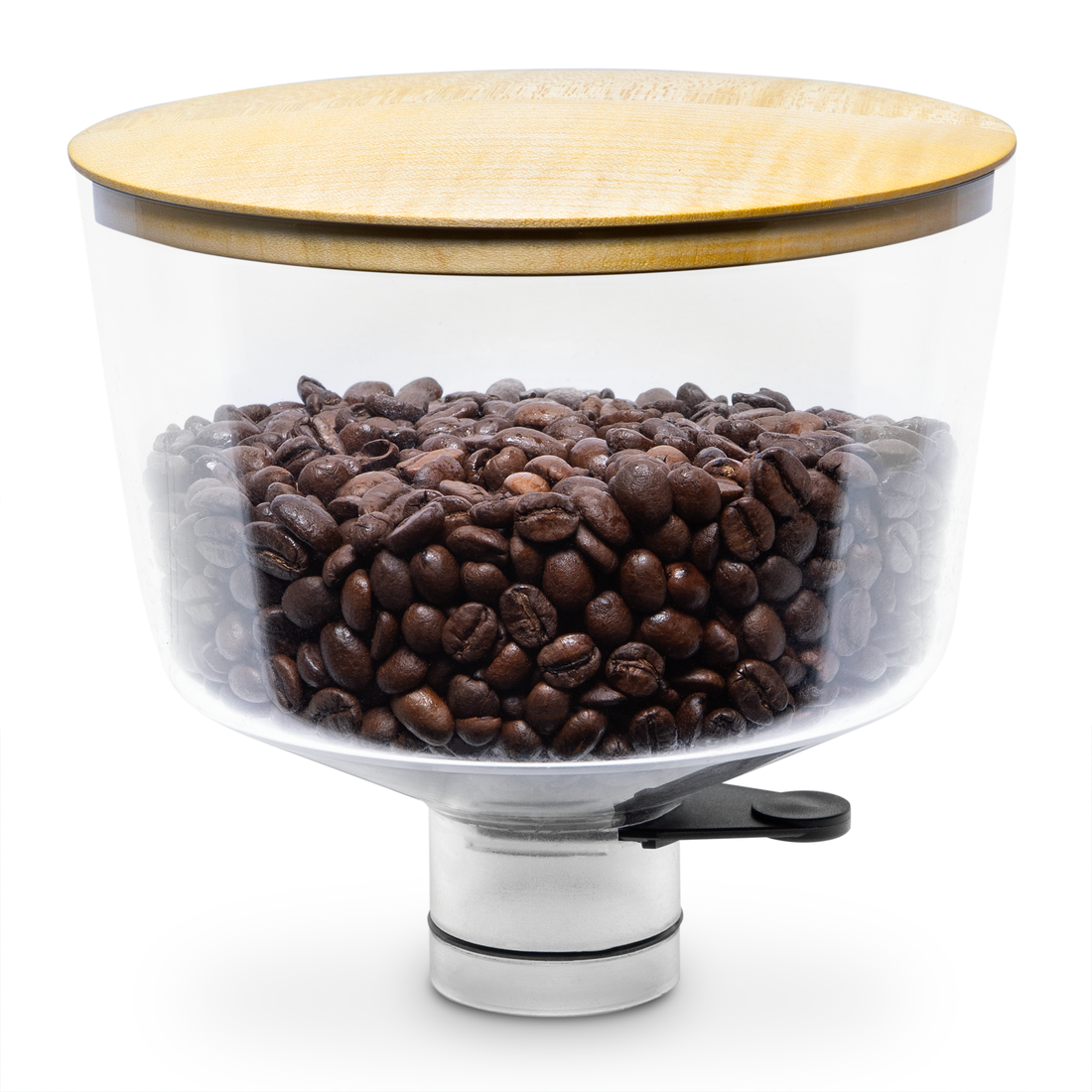 ECM and Profitec 500g Hopper Lid and Funnel Lid - Tiger Maple