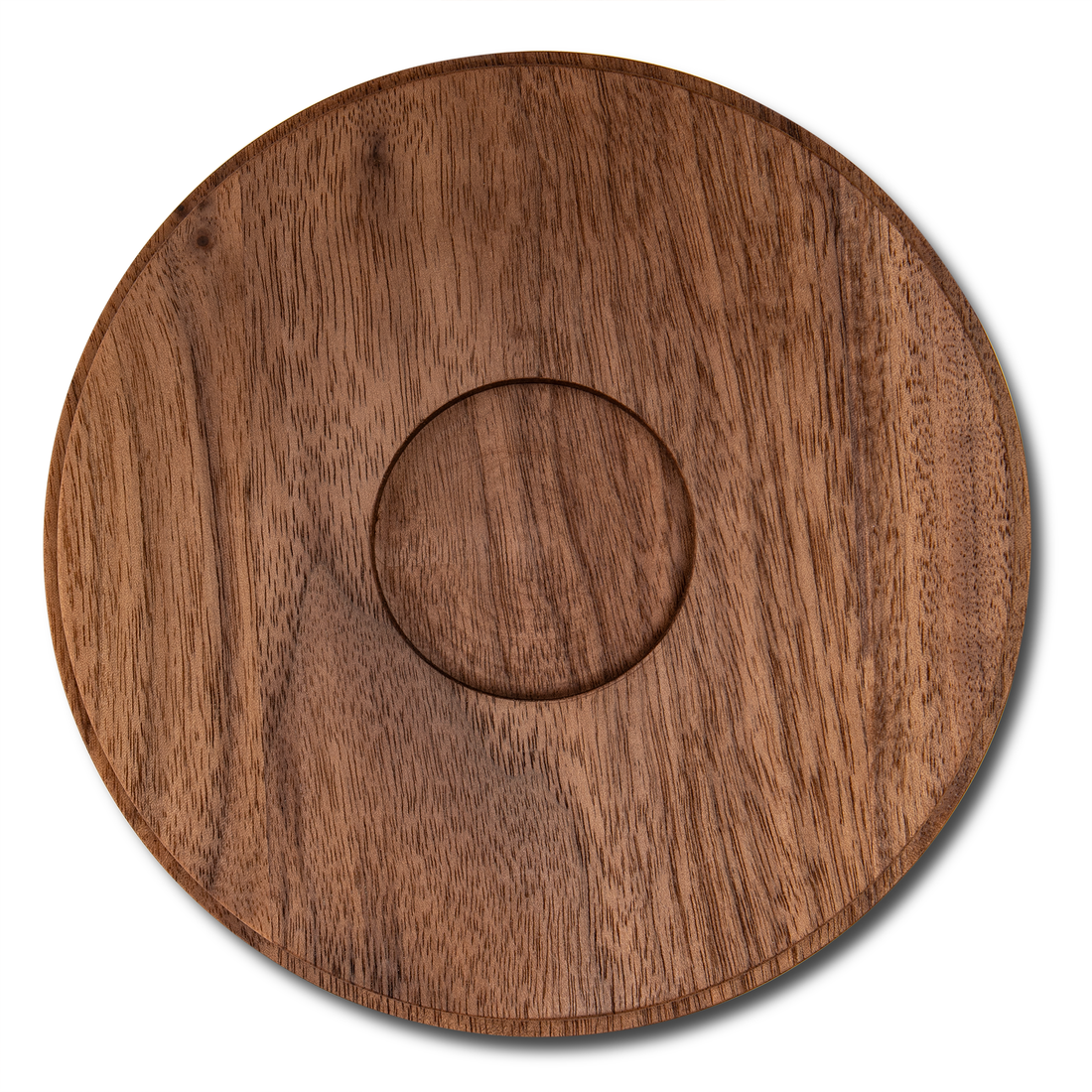 ECM 500g Hopper Lid Walnut Underside || Walnut