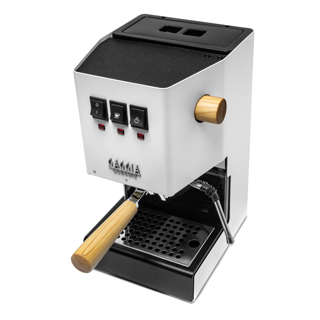 Wiedeman Gaggia Classic Wood Accent Kit Olive Wood Accents on Classic || Olive Wood