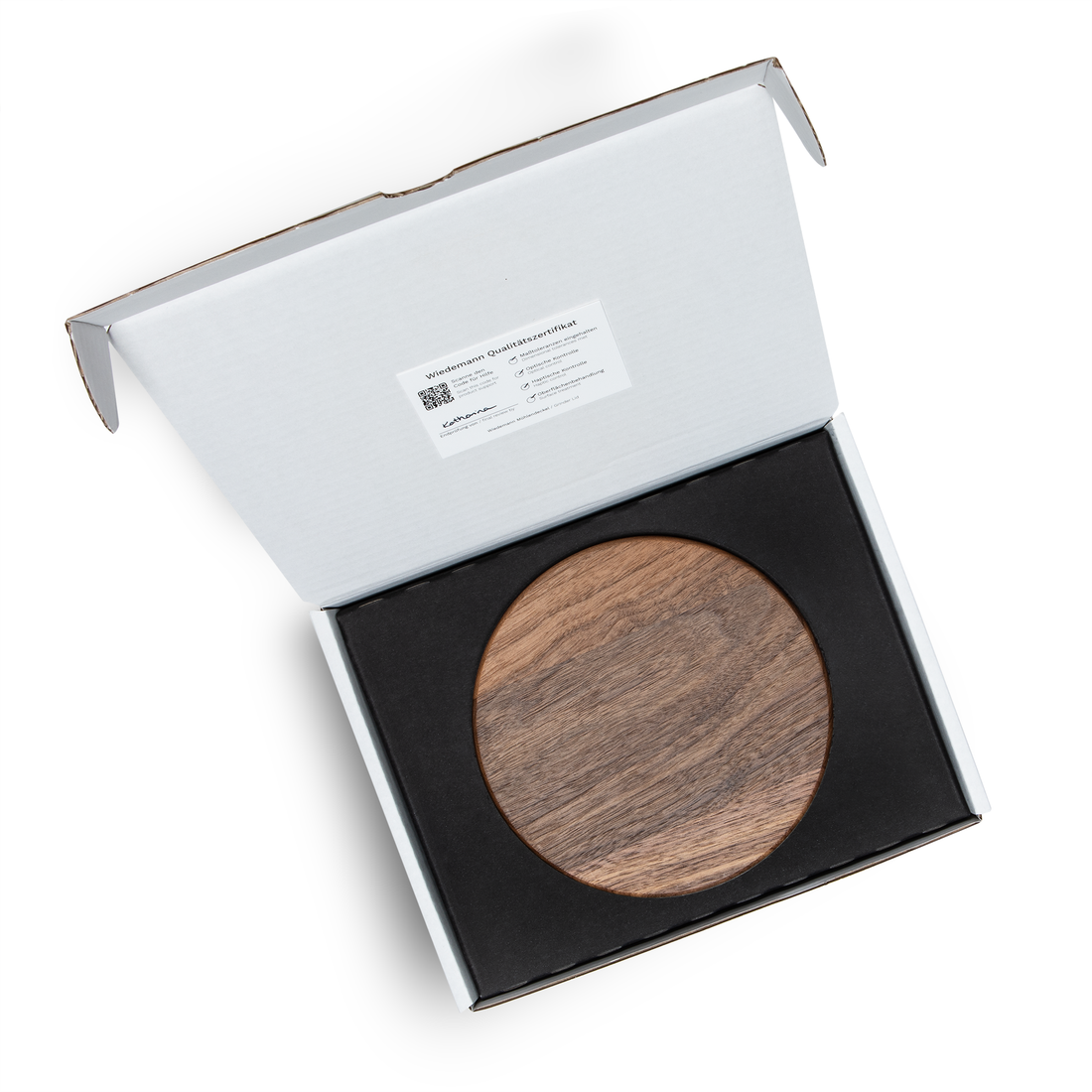 Wiedemann Rocket Grinder Hopper Lid Walnut in Packaging || Walnut