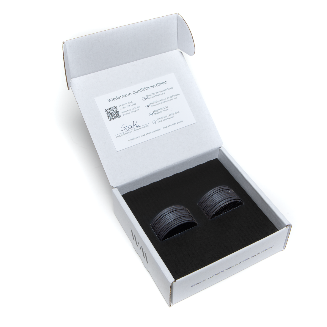 Wiedemann TCA Magnet Pads Blackened Oak in Packaging || Blackened Oak