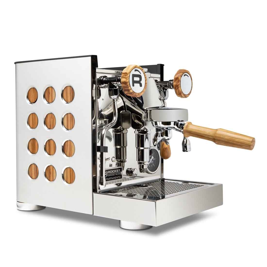 Wiedemann TCA Magnet Pads Olive Wood Stacked || Olive Wood