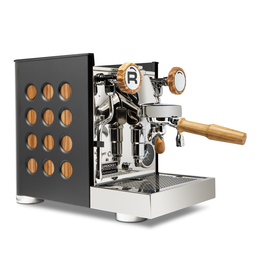 Wiedemann TCA Magnet Pads Olive Wood in Black Appartamento TCA || Olive Wood