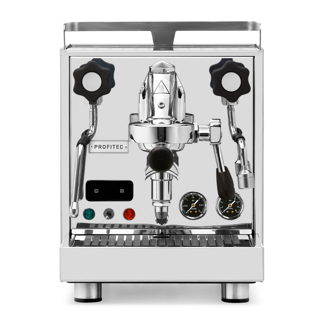 Profitec Pro 500 PID with Blackened Oak Accents Facing Forward || Blackened Oak