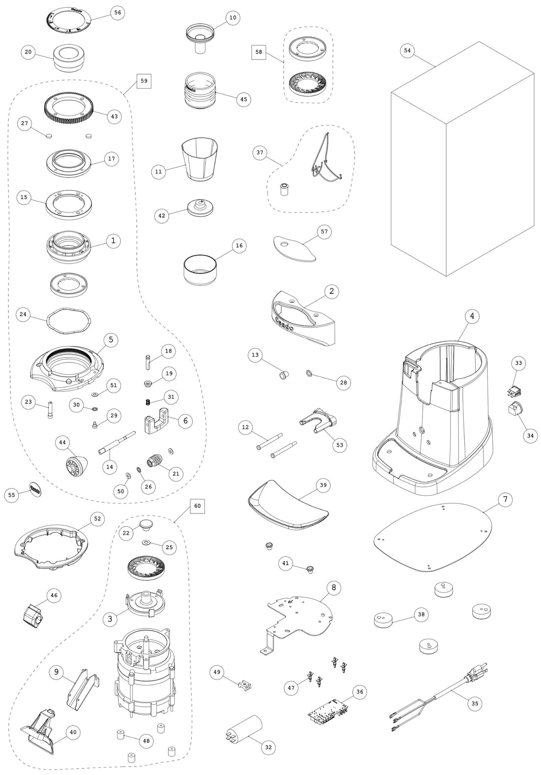 Ceado E37SD Part Diagram: CEAE37SD-1