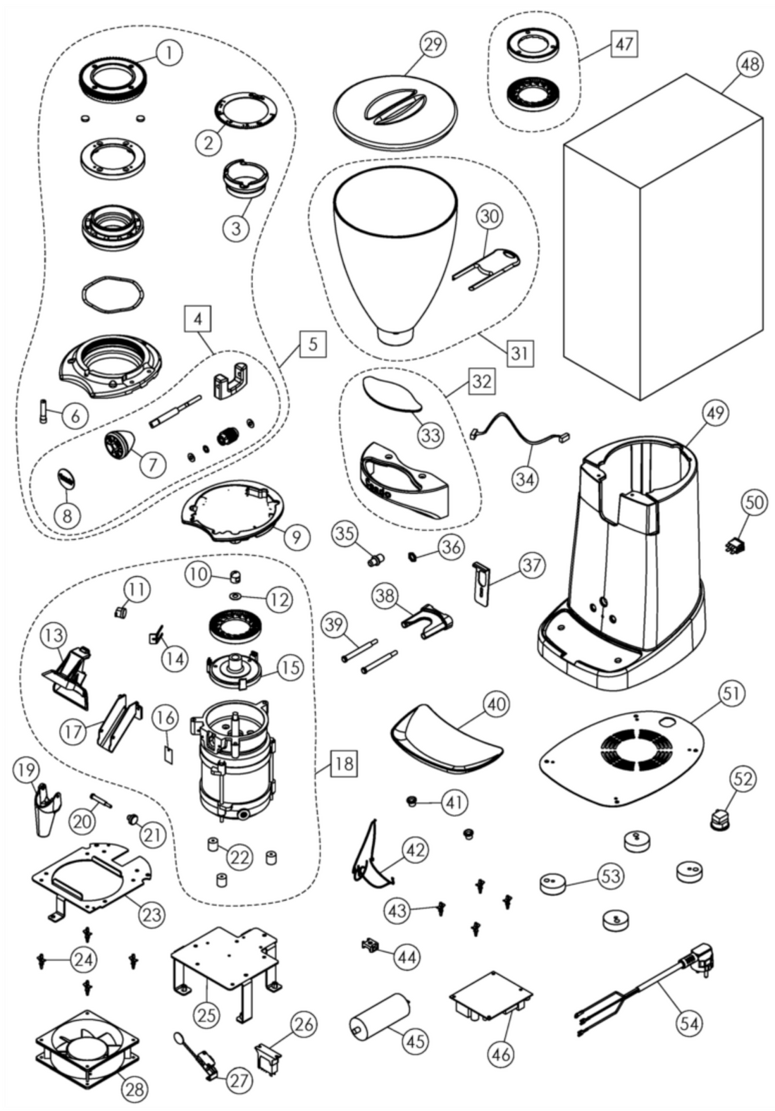 Ceado E37SL Part Diagram: CEAE37SL-1