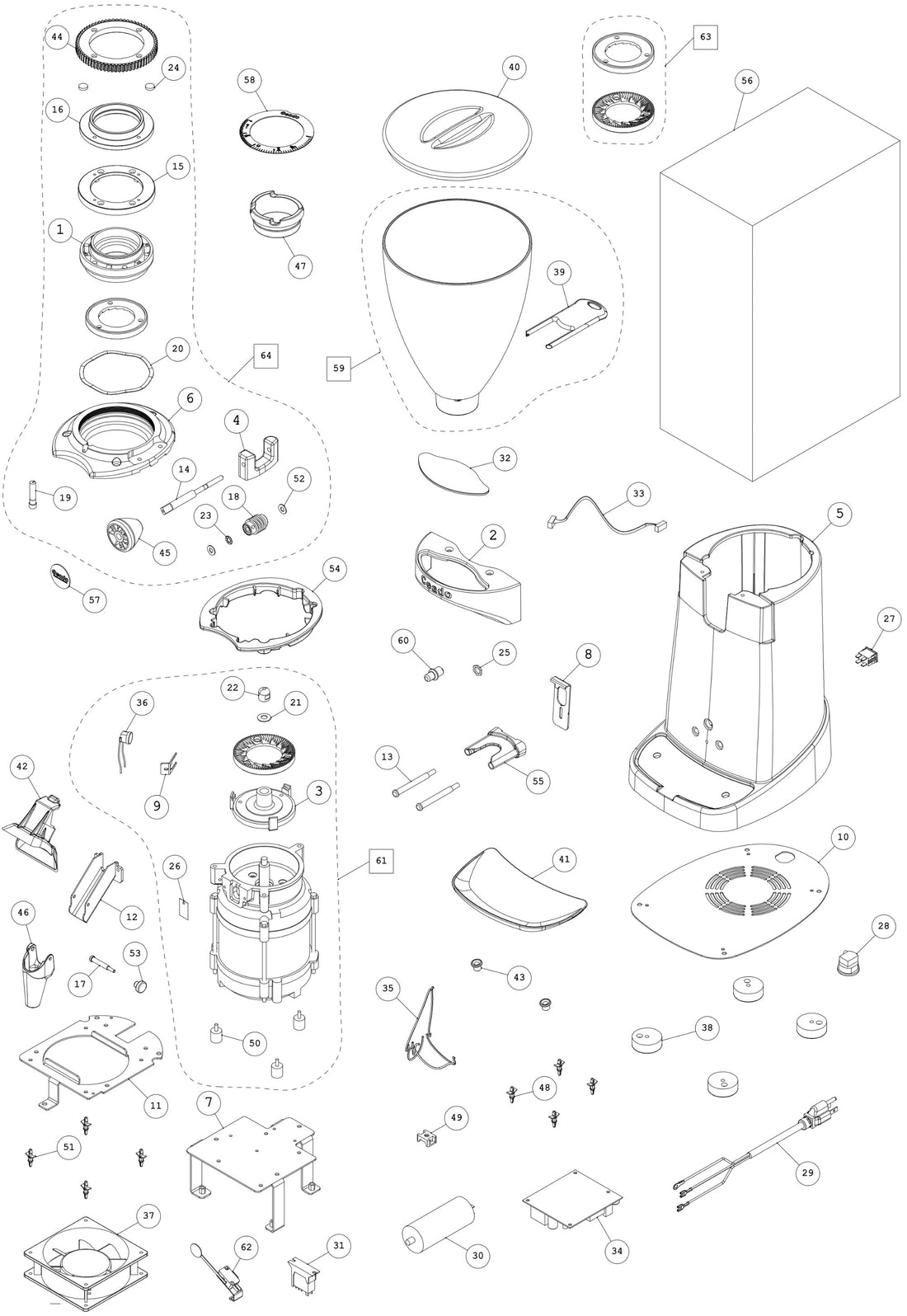 Ceado E37TQ Part Diagram: CEAE37TQ-1