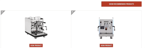 Instructional gif on viewing recommended products when on desktop or laptop computers.