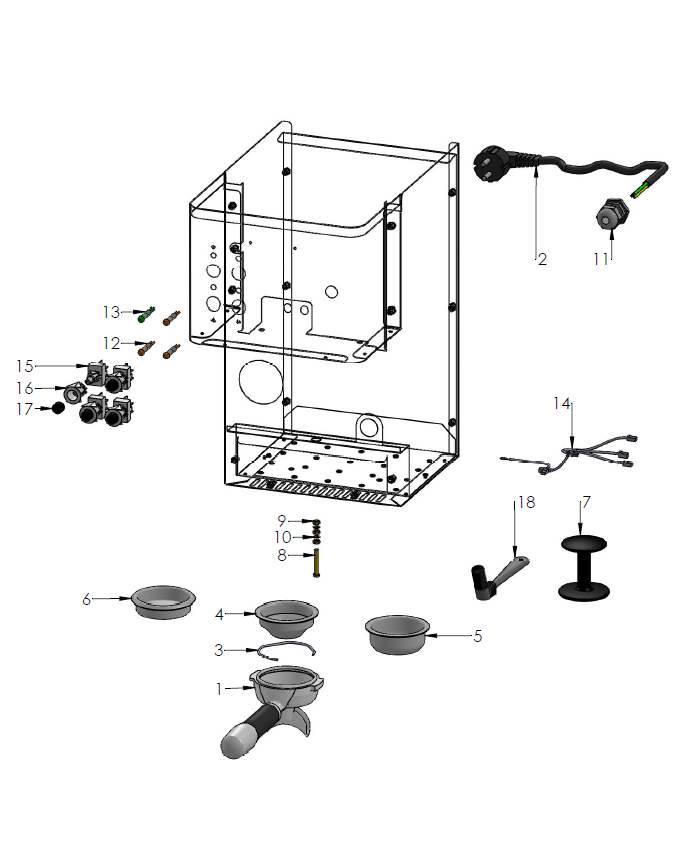 ECM Casa V Part Diagram: 80045-4