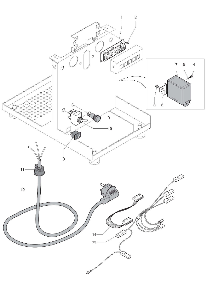 ECM Elektronika II Profi Part Diagram: 84274-6