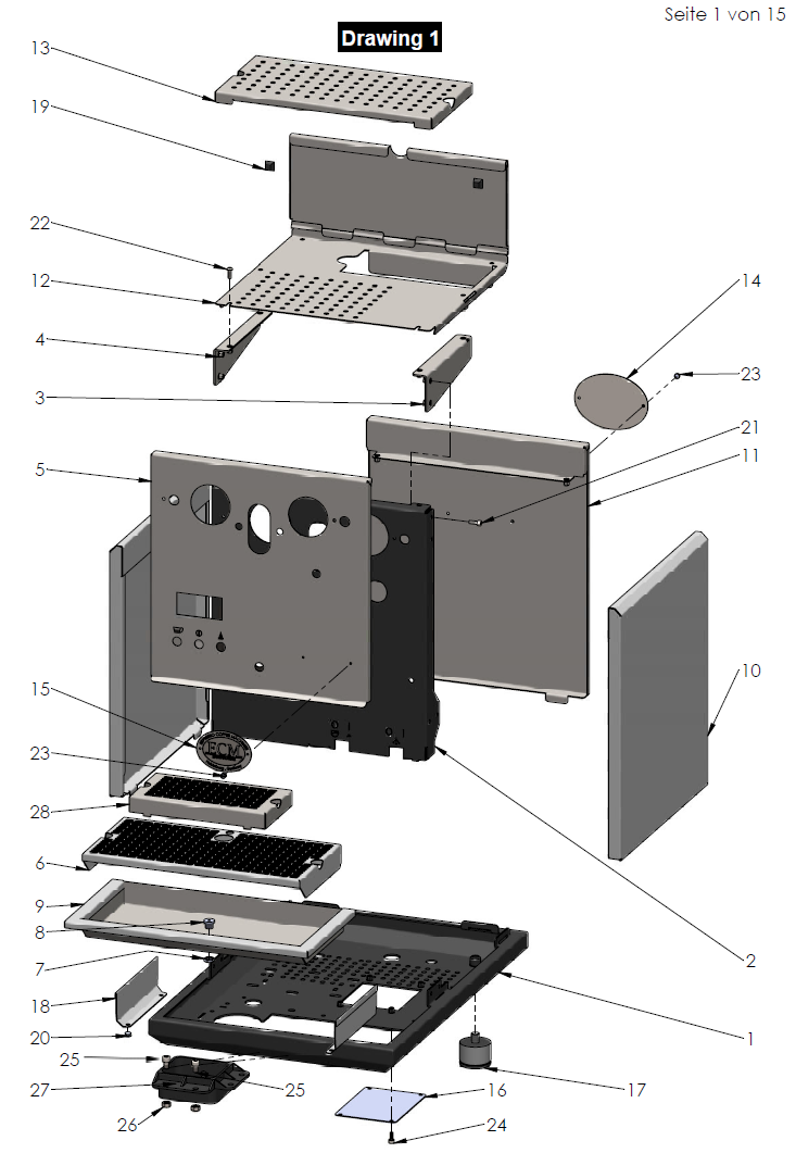 ECM Synchronika Part Diagram 86274 – Whole Latte Love