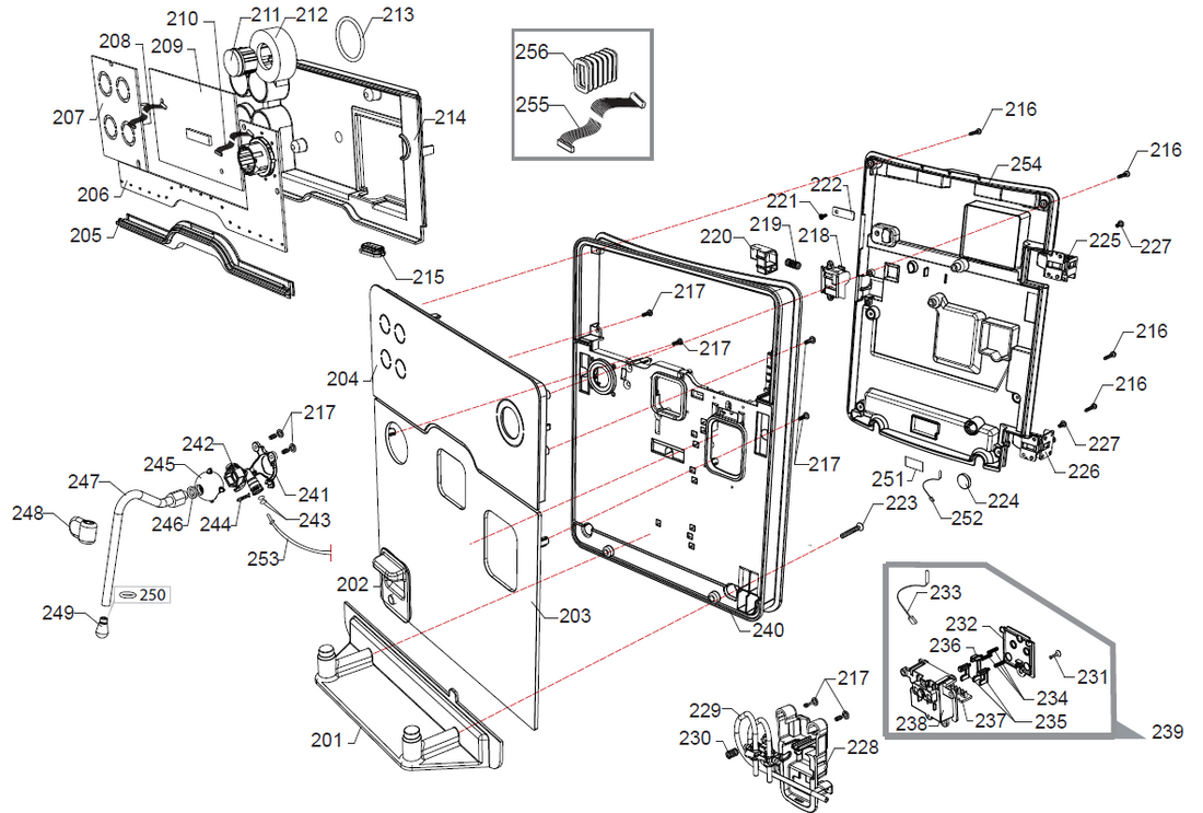 Gaggia Accademia 2022 Part Diagram: EG3004-2