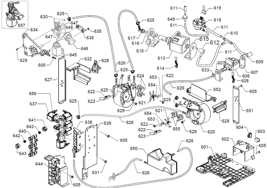 Gaggia Babila Part Diagram: E74236-6