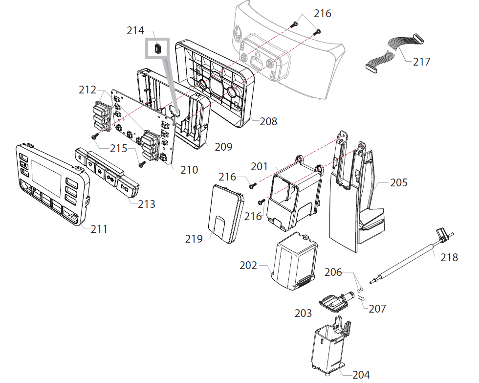 Gaggia Cadorna Plus Part Diagram EG2002  Whole Latte Love