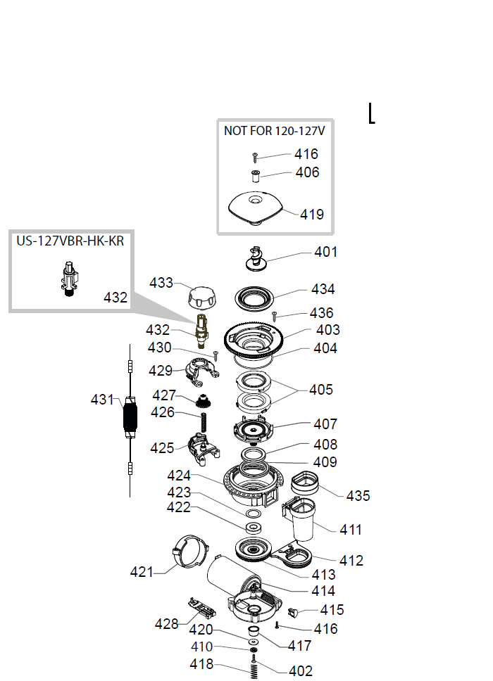 Gaggia Magenta Plus Part Diagram: EG2004-4