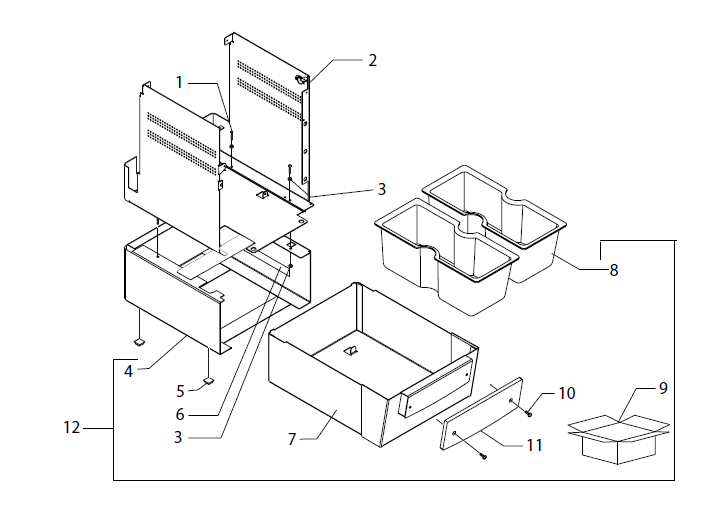 Gaggia Titanium Office Part Diagram: ER0275-2