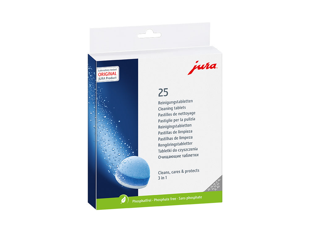 JURA 3-Phase Cleaning Tablets 25pk