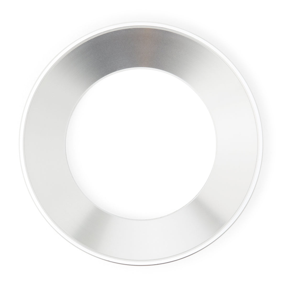 Bravo Portafilter Dosing Funnel Silver Overhead || Silver