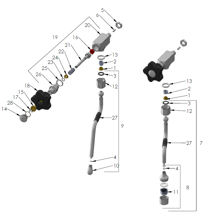 Profitec Pro 500 PID Part Diagram: PRO500PID-5